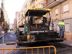excavadora calle