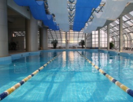 Compuestos organicos aire piscinas cubierta